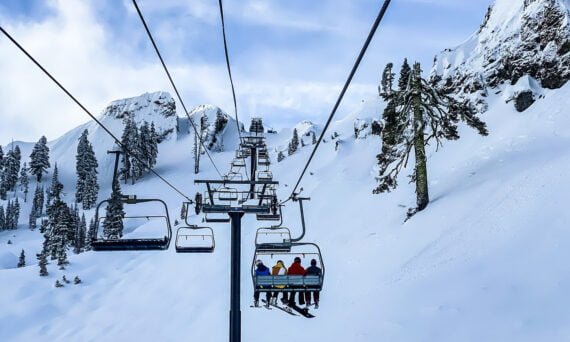 Stoeltjeslift skigebied