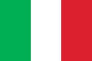 Vlag Italië Opsneeuwvakantie