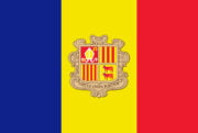 Vlag Andorra Opsneeuwvakantie