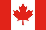 Vlag Canada Opsneeuwvakantie