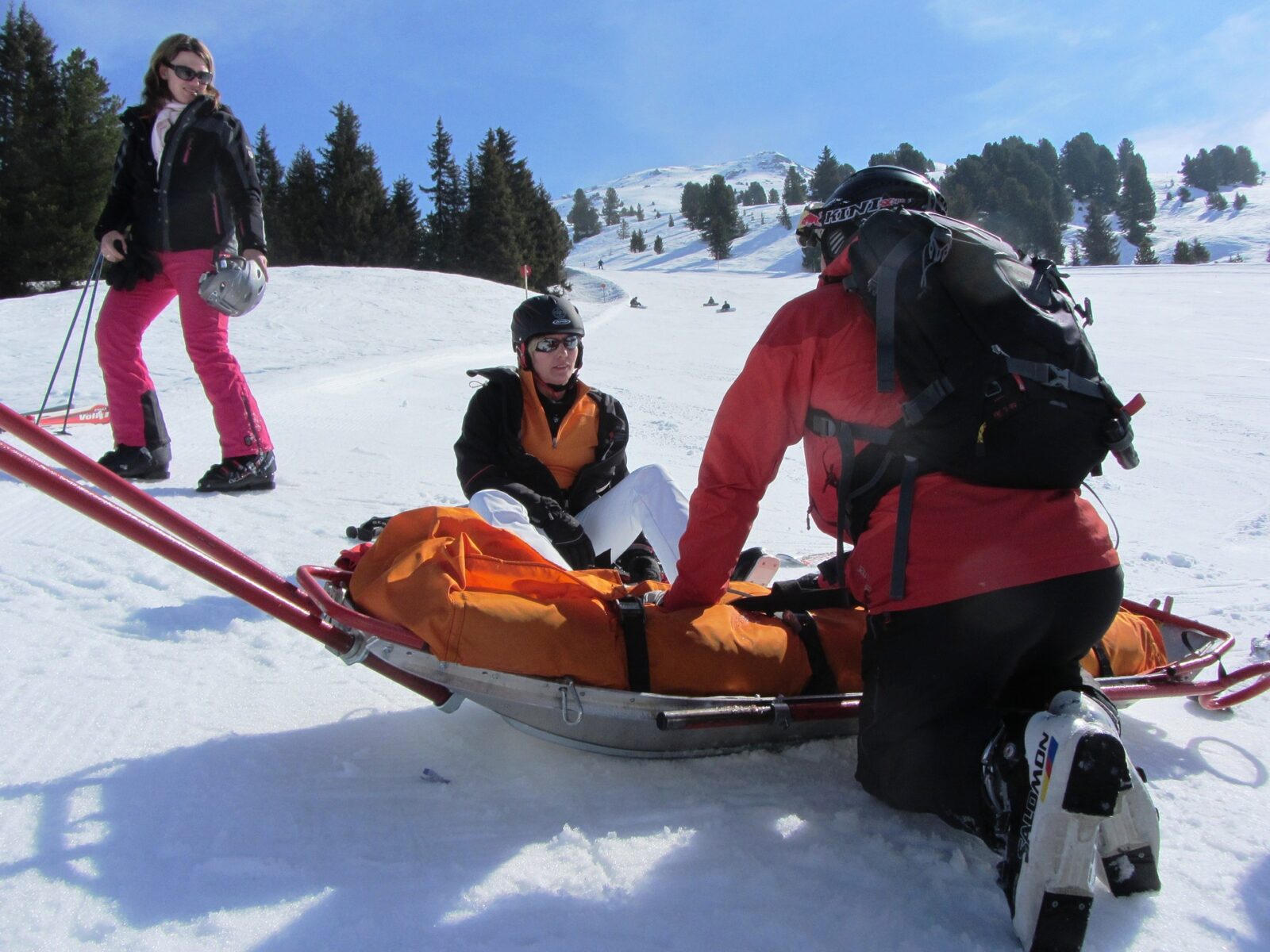 Ski ongeluk