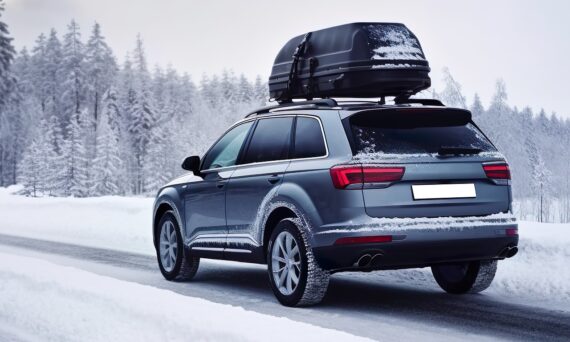 Auto in sneeuw